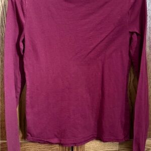 Long Sleeve Maroon Top